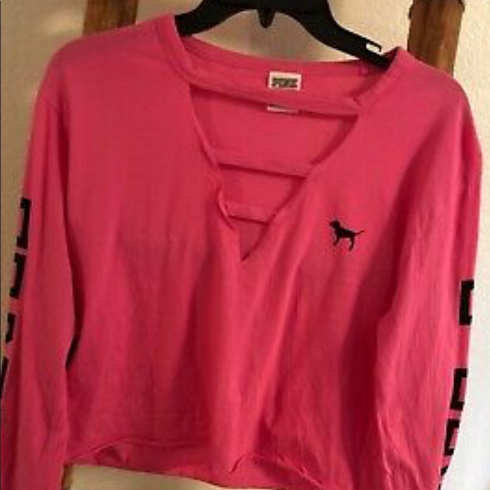 Victoria’s secret pink shirt
